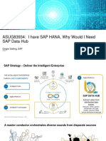 ASUG83934 - I Have SAP HANA When Would I Need SAP Data Hub PDF