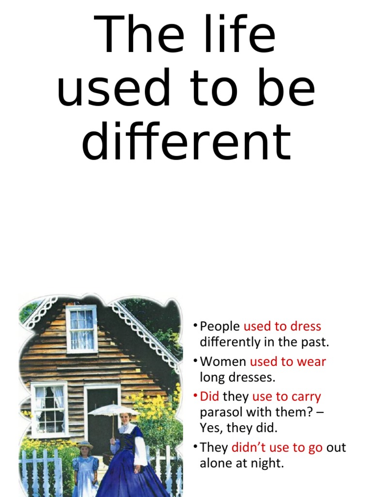 Past Habits with 