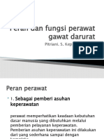 Peran Dan Fungsi Perawat Gawat Darurat