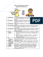 Ethics Moral Issues - Readings - 2017 Sem 1 PDF