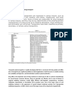 Genetic Polymorphism in Drug Transport