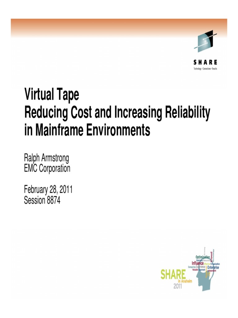 Virtual Tape Solutions for Mainframes | PDF | Backup | Computer Data ...