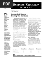 Usiness Aluation: Digest