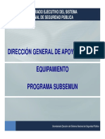 Presentacion Equipamiento SUBSEMUN PDF