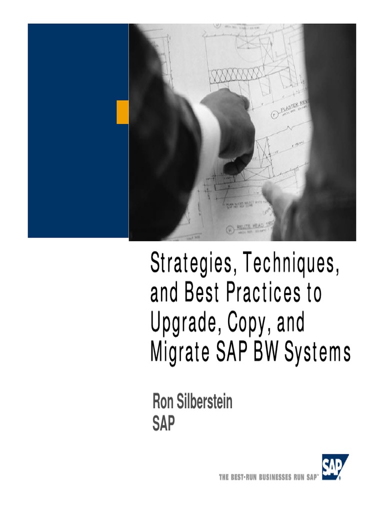 BW Strategies, Techniques, and Best Practices To Upgrade, Copy, and ...
