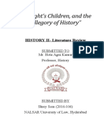 Midnight's Children, and The "Allegory of History": HISTORY II-Literature Review
