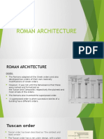 Roman Architecture: By-Akshata S Anantapur 2BL16AT004 IV Sem