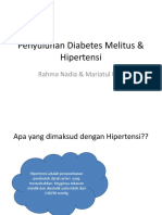 Penyuluhan Diabetes Melitus & Hipertensi