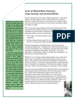 The Importance of WheelRail Interface Management On Energy Savings and Sustainability PDF