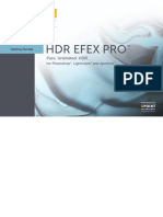 HDR Efex Pro QSG EN PDF