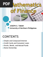 Elective 3 Mathematics of Finance PDF