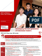 2020 YLI Foundation - Essay Topic PDF