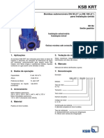 KSB KRT: Bombas Submersíveis DN 50 (2") A DN 100 (4") para Instalação Úmida