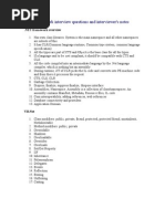 NET Framework Interview Questions and Interviewer's Notes