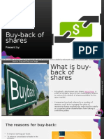 Buy-Back of Shares