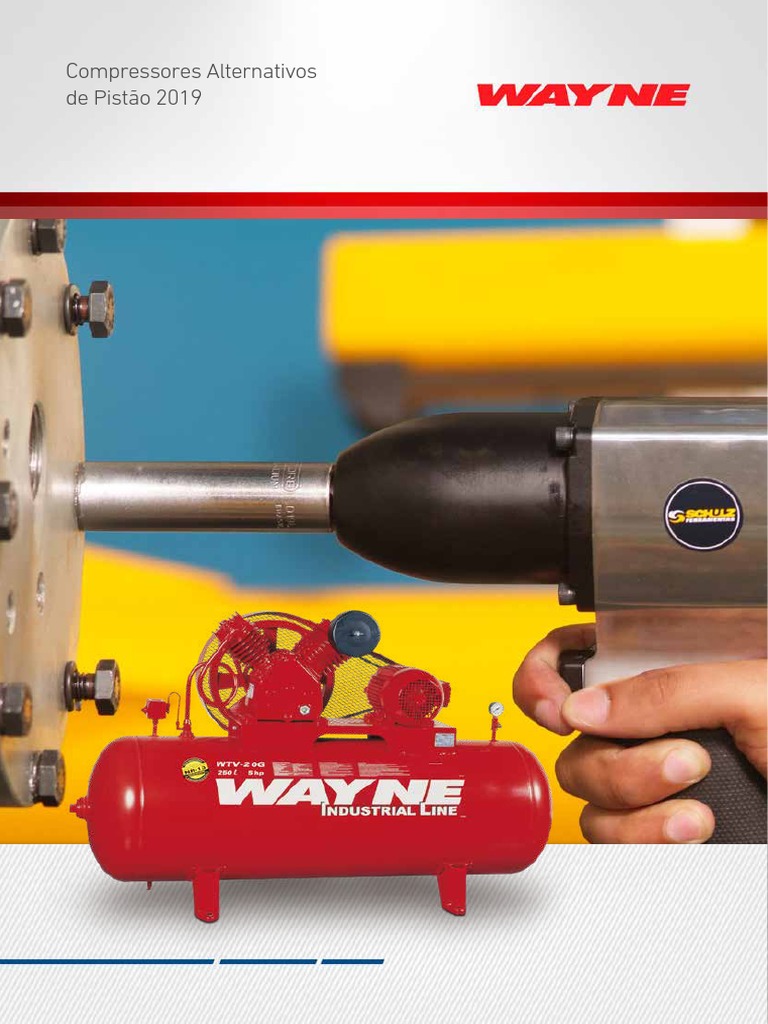 Compressores de Ar Wayne: Linha 2019 | PDF | Óleo de motor | Motores