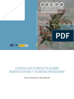 LIBRO CODIGO de Conducta Sobre HORTICULTURA y Plantas Invasoras PDF
