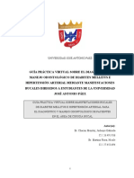 Guía Práctica Virtual Sobre Manifestaciones Bucales de La Diabetes Mellitus e Hipertensión Arterial