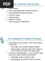 Metal Casting Processes