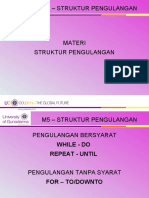 M5materi LoopingPengulangan