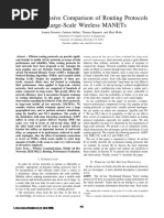 A Comprehensive Comparison of Routing Protocols For Large Scale Wireless MANETs