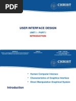 2 - Unit I - Part I - Introduction