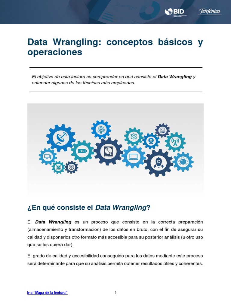 Introducción al Data Wrangling | PDF | Metadatos | Información