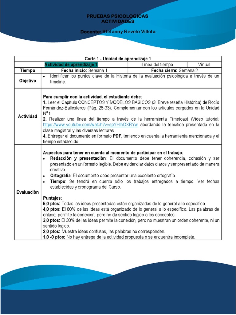 Actividad N.1 PDF | PDF | Crecimiento personal y profesional | Ciencia ...