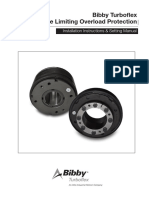 Bibby Turboflex Torque Limiting Overload Protection: Installation Instructions & Setting Manual