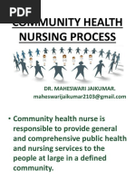 Community Health Nursing Process0