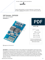 WiFi Module - ESP8266 - WRL-13252 - SparkFun Electronics PDF