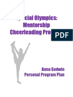 Special Olympics: Mentorship Cheerleading Program: Anna Godwin Personal Program Plan