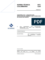 NTC 1259 Instalación de Tuberias para Conducción de Aguas sin Presión.pdf