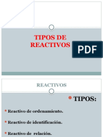TIPOS DE REACTIVOS - copia