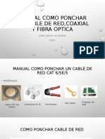 MANUAL COMO PONCHAR UN CABLE DE RED,COAXIAL Y FIBRA OPTICA