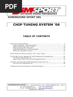 Dimsport Race2000 - Tuning - Ing - 06 PDF | PDF | Vehicles