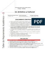 Educación Artística y Cultural: Documento Instructivo