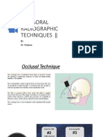 Intraoral Radiographic Techniques ǁ: by Dr. Wajnaa