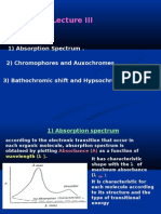 Lectures UV Spectros