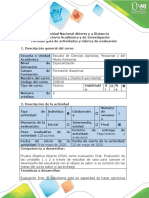 Guía de Actividades y Rúbrica de Evaluación - Tarea 5 - Actividad Final - POA