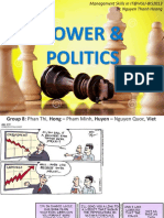 Power & Politics: Group 8: Phan Thi, Hong - Pham Minh, Huyen - Nguyen Quoc, Viet