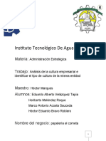 Reporte Cultura Empresarial