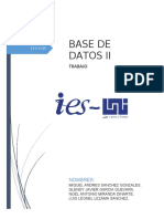 Base de datos II - Sistemas de recuperación de datos