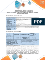 Guia de Actividades y Rubrica de Evaluacion - Fase 2 - Formular El Proyecto Del Grupo PDF