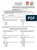 2019 - 1 - Examen 2 - Estadística 1 PDF