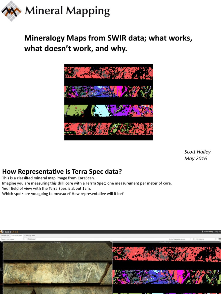 SWIR Data Mineral Mapping Insights | PDF | Spectrum | Minerals