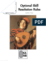 Optional Skill Resolution Rules: by Mark L. Chance