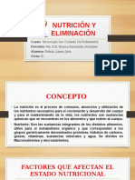 Nutrición y Eliminación