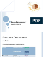 OOD Echnology: Carbohydrates