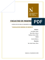 Legislacion Minera en mexico - Derecho Minero.pdf